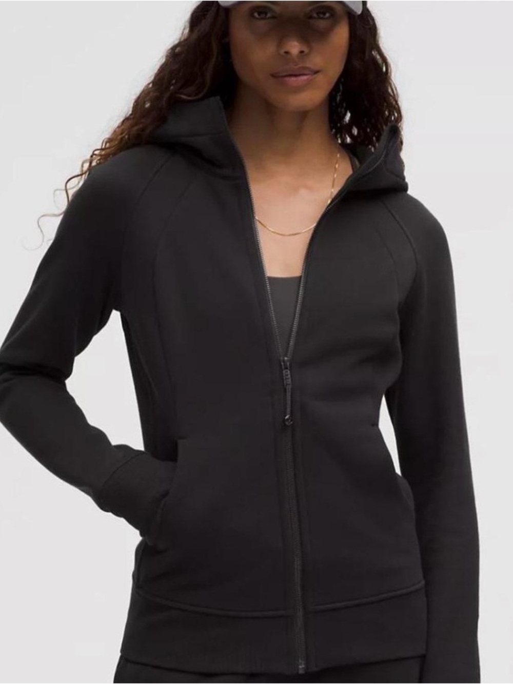 lululemon athletica Black Full-Zip Hooded Sweatshirt